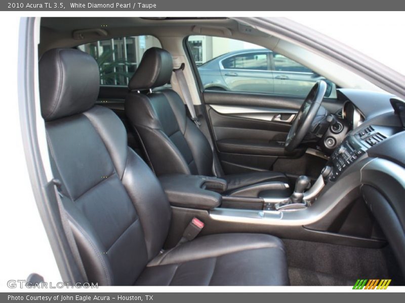 White Diamond Pearl / Taupe 2010 Acura TL 3.5