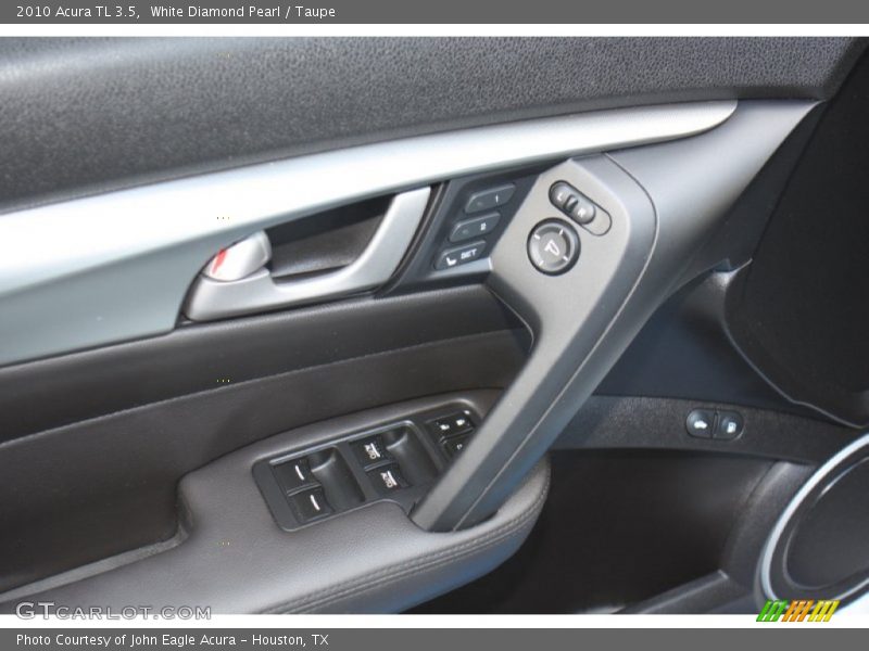 White Diamond Pearl / Taupe 2010 Acura TL 3.5