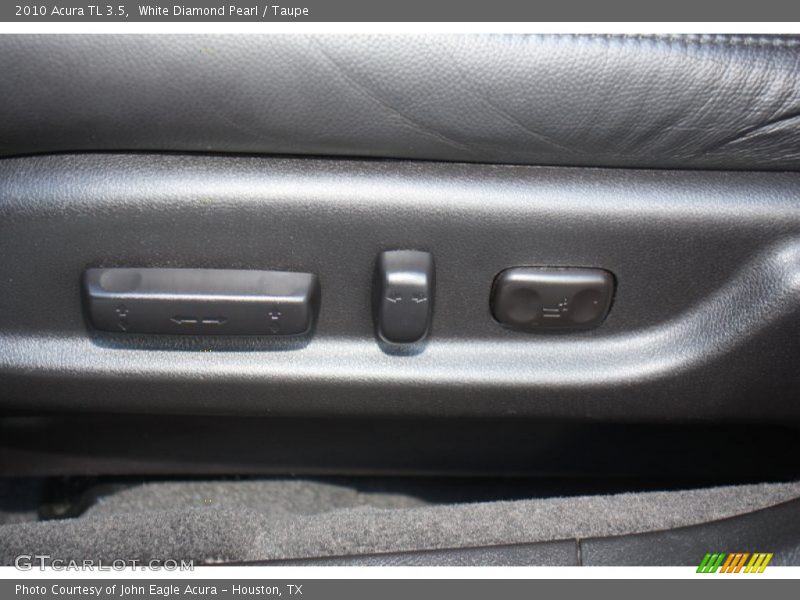 White Diamond Pearl / Taupe 2010 Acura TL 3.5