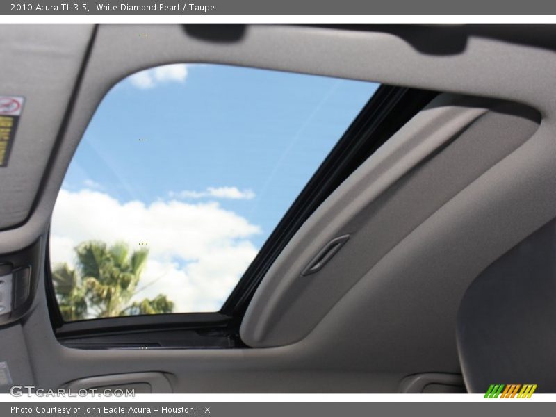 White Diamond Pearl / Taupe 2010 Acura TL 3.5