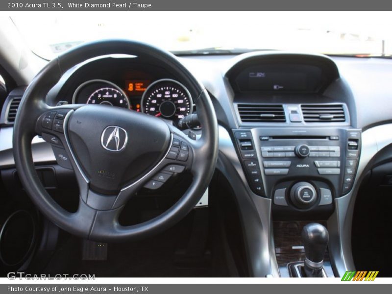 White Diamond Pearl / Taupe 2010 Acura TL 3.5