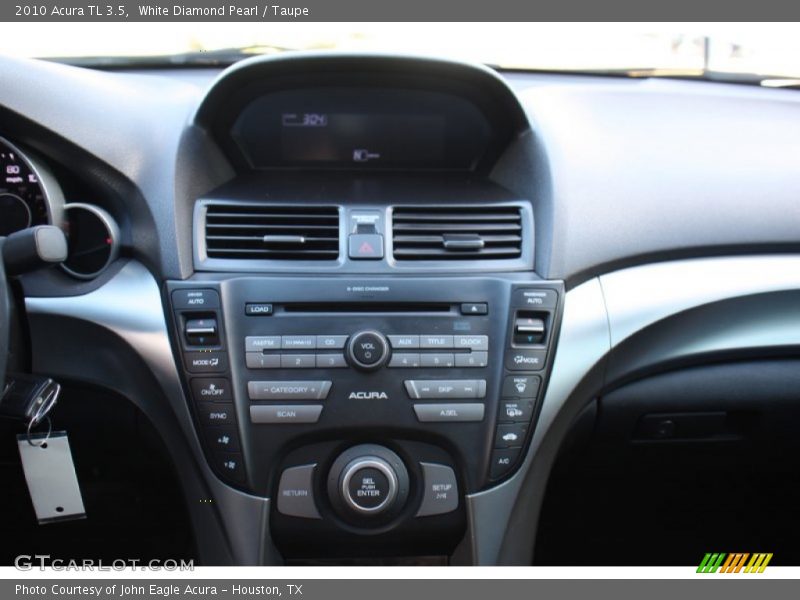 White Diamond Pearl / Taupe 2010 Acura TL 3.5