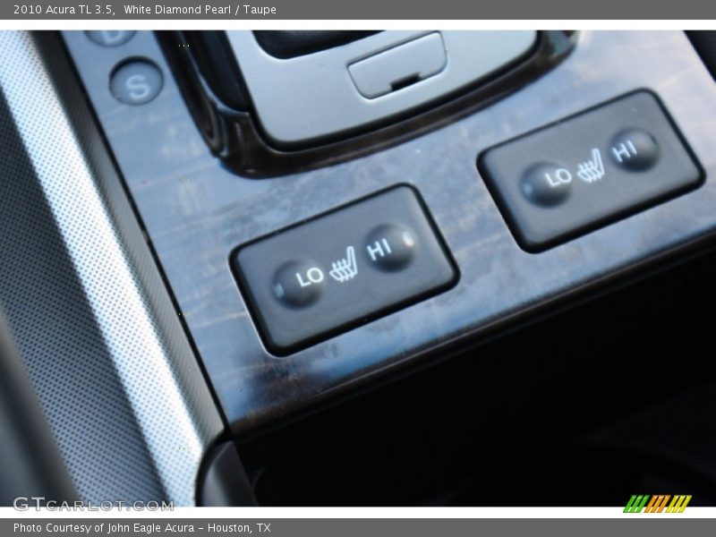 White Diamond Pearl / Taupe 2010 Acura TL 3.5