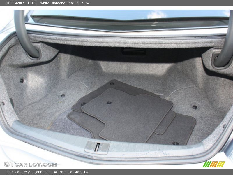 White Diamond Pearl / Taupe 2010 Acura TL 3.5