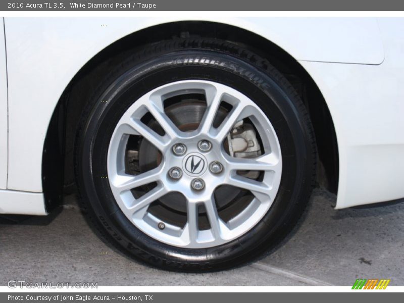 White Diamond Pearl / Taupe 2010 Acura TL 3.5