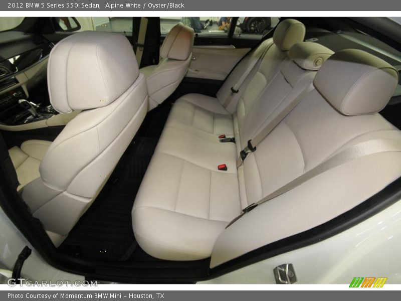 Alpine White / Oyster/Black 2012 BMW 5 Series 550i Sedan