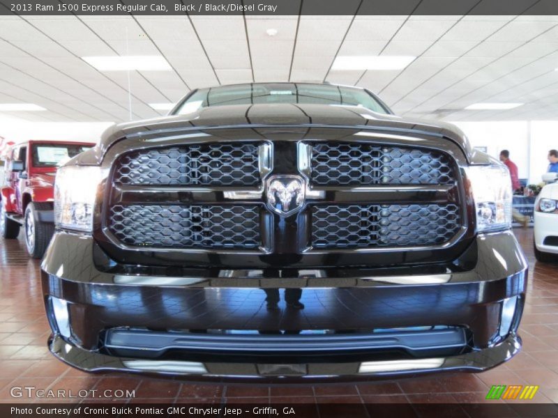 Black / Black/Diesel Gray 2013 Ram 1500 Express Regular Cab