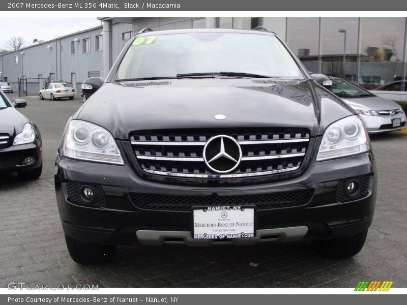 Black / Macadamia 2007 Mercedes-Benz ML 350 4Matic