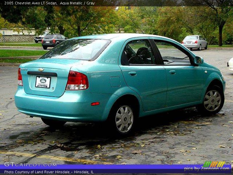 Aqua Metallic / Gray 2005 Chevrolet Aveo LT Sedan