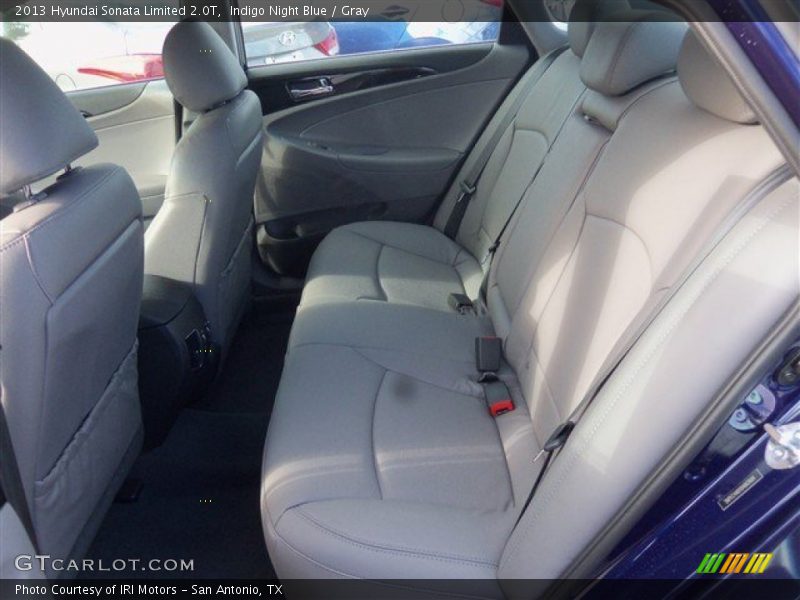 Indigo Night Blue / Gray 2013 Hyundai Sonata Limited 2.0T