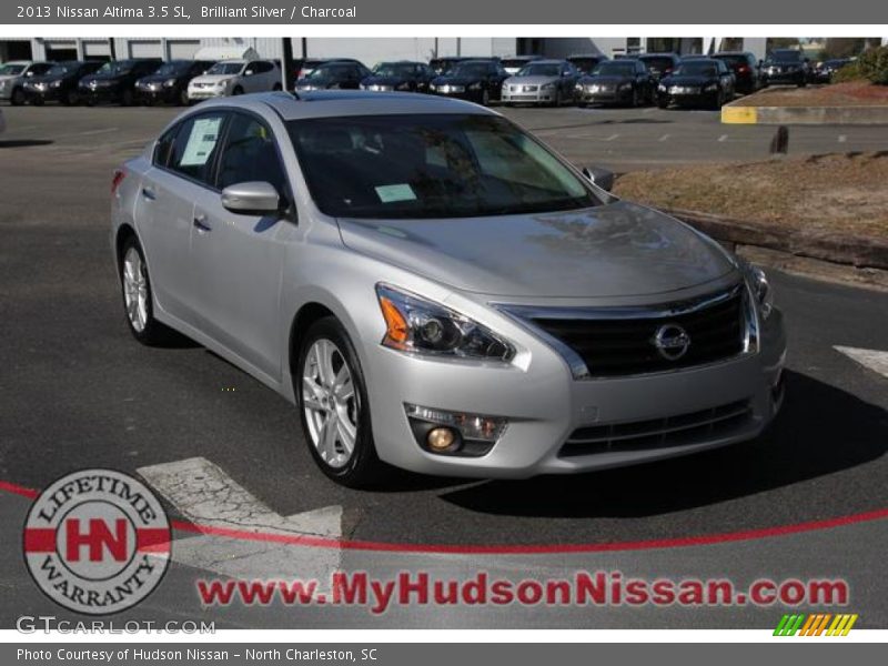 Brilliant Silver / Charcoal 2013 Nissan Altima 3.5 SL