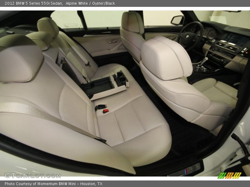 Alpine White / Oyster/Black 2012 BMW 5 Series 550i Sedan