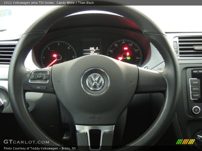 Candy White / Titan Black 2011 Volkswagen Jetta TDI Sedan