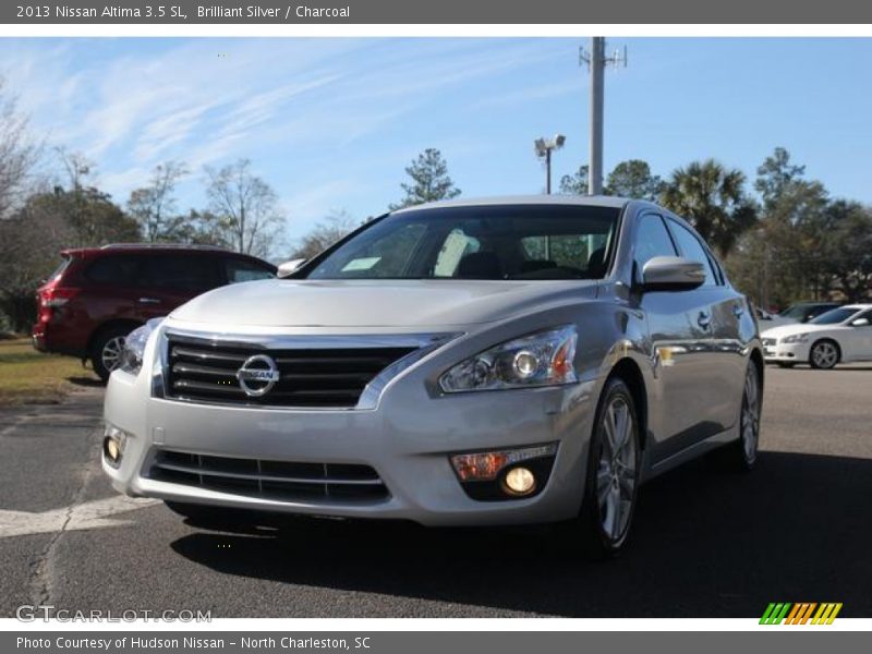 Brilliant Silver / Charcoal 2013 Nissan Altima 3.5 SL