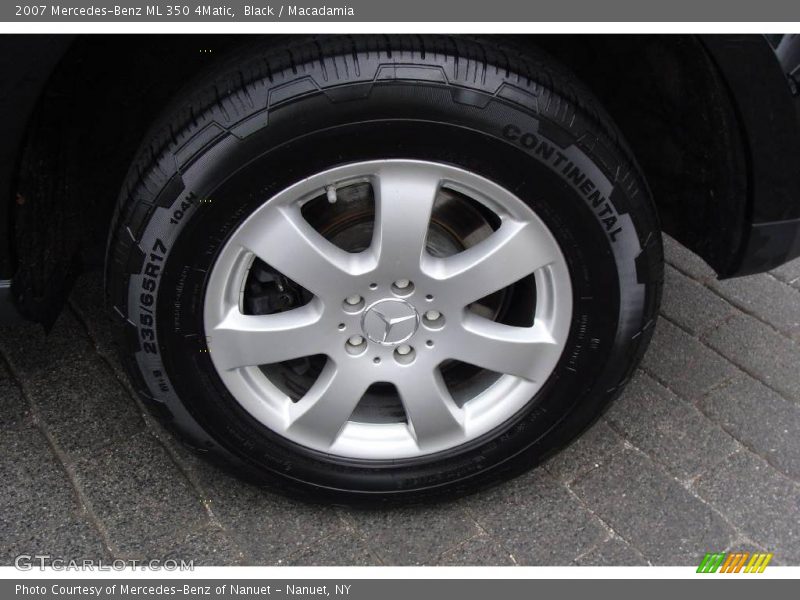 Black / Macadamia 2007 Mercedes-Benz ML 350 4Matic