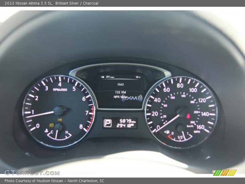 Brilliant Silver / Charcoal 2013 Nissan Altima 3.5 SL