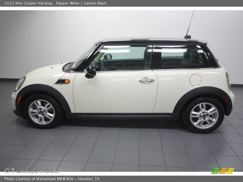 Pepper White / Carbon Black 2012 Mini Cooper Hardtop