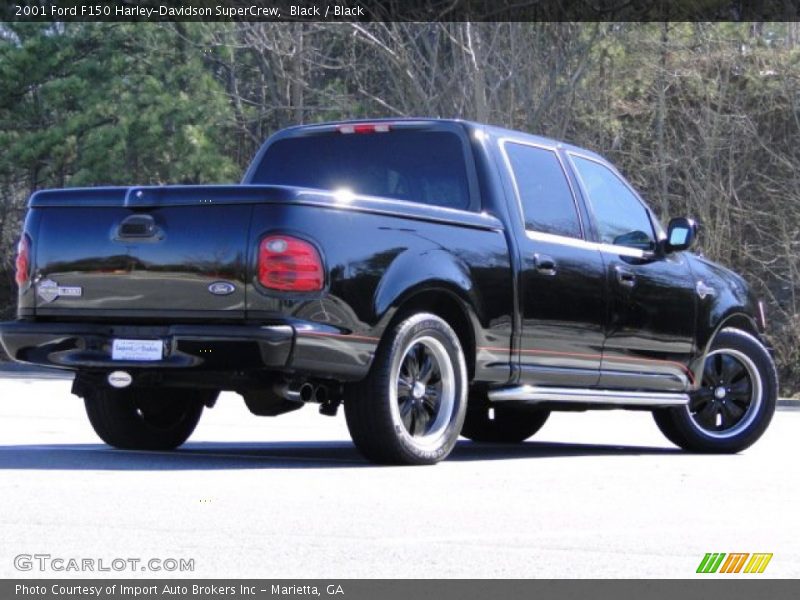 Black / Black 2001 Ford F150 Harley-Davidson SuperCrew