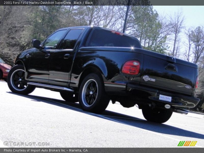 Black / Black 2001 Ford F150 Harley-Davidson SuperCrew