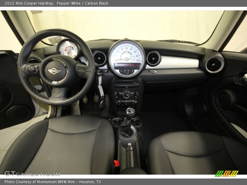 Pepper White / Carbon Black 2012 Mini Cooper Hardtop