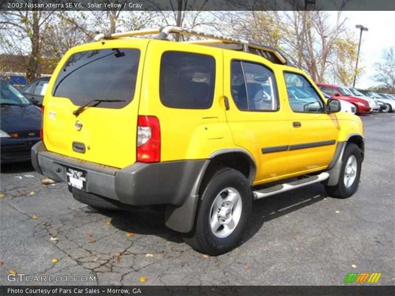 Solar Yellow / Gray 2003 Nissan Xterra SE V6