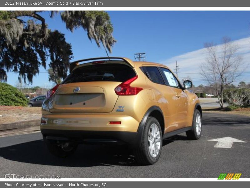 Atomic Gold / Black/Silver Trim 2013 Nissan Juke SV