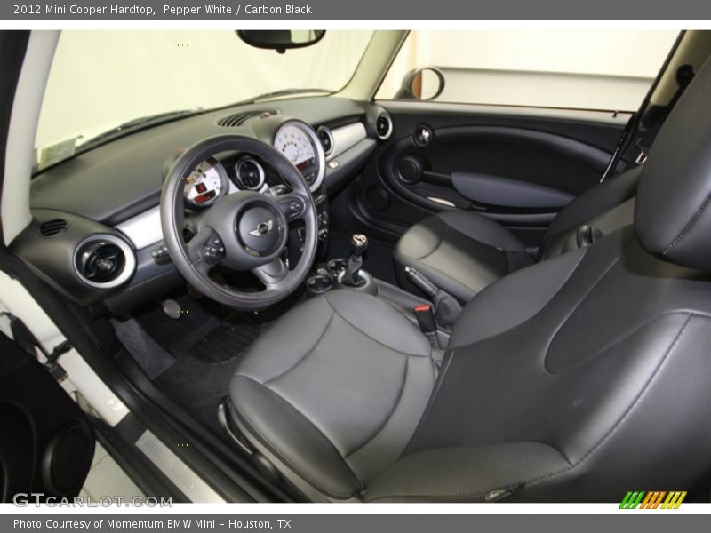 Pepper White / Carbon Black 2012 Mini Cooper Hardtop