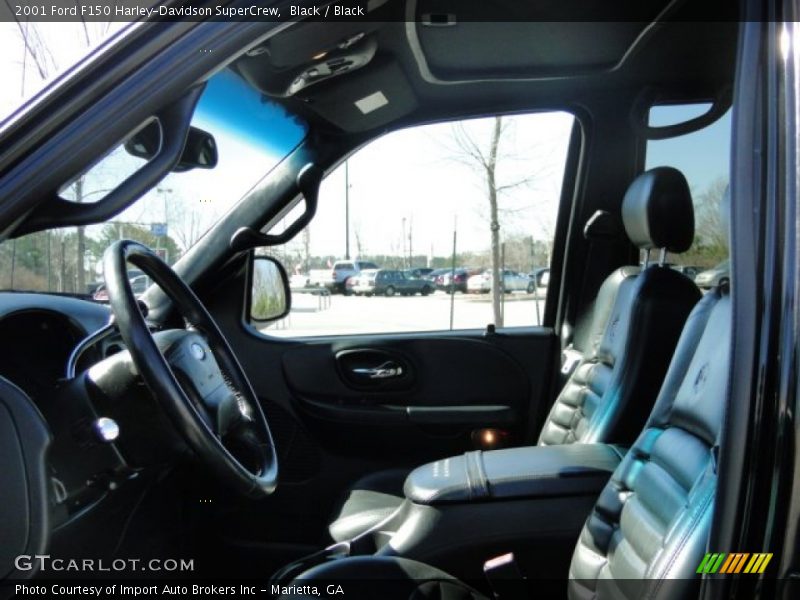 Black / Black 2001 Ford F150 Harley-Davidson SuperCrew