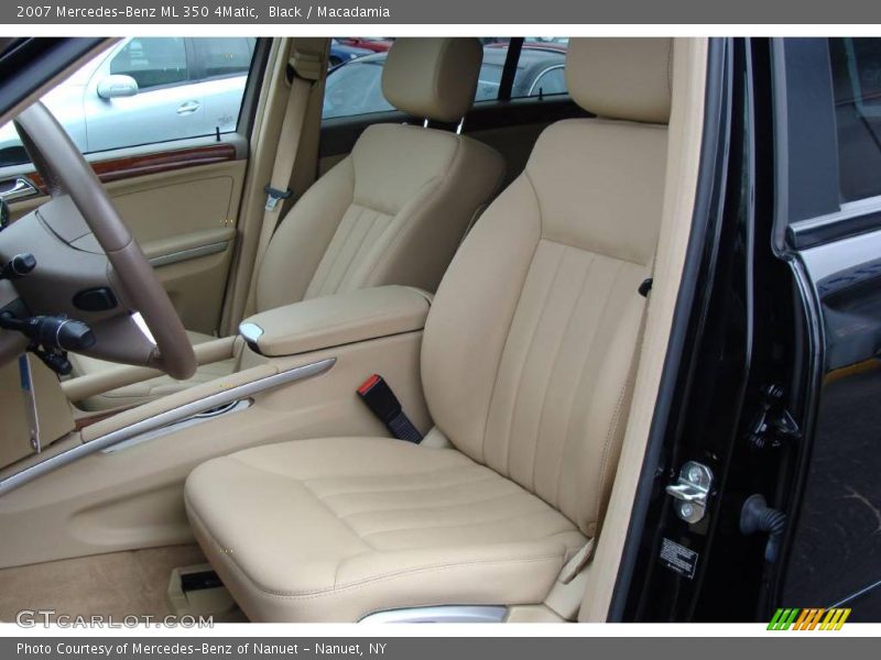 Black / Macadamia 2007 Mercedes-Benz ML 350 4Matic