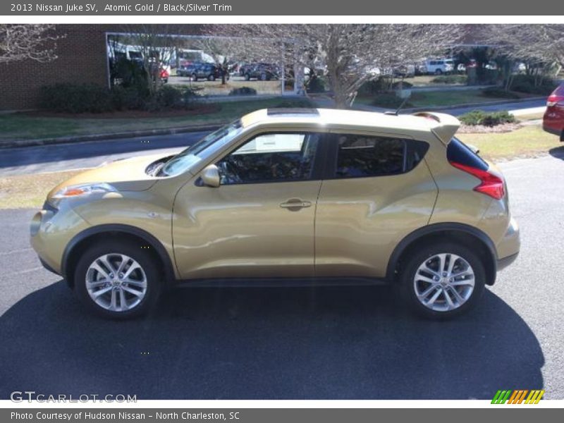 Atomic Gold / Black/Silver Trim 2013 Nissan Juke SV