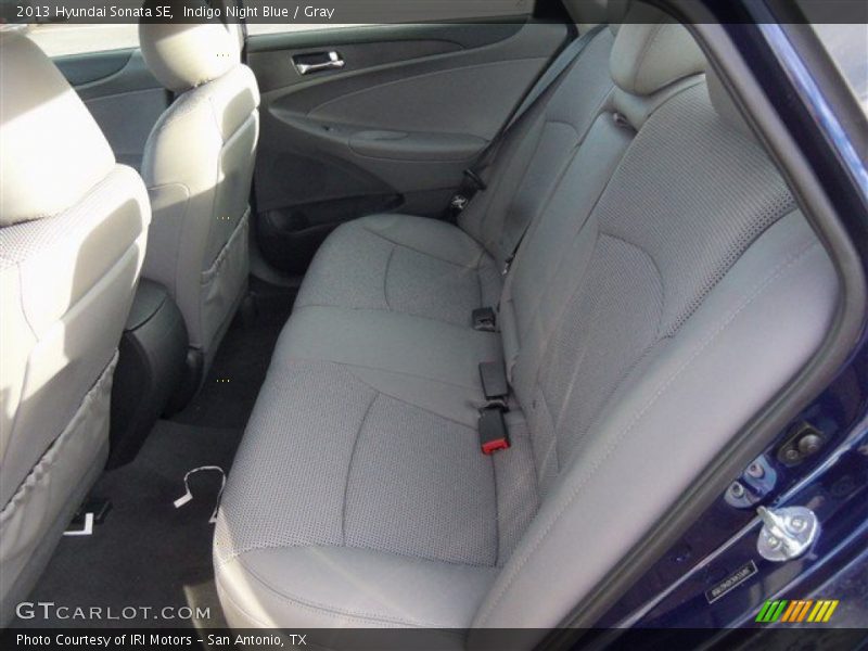 Indigo Night Blue / Gray 2013 Hyundai Sonata SE