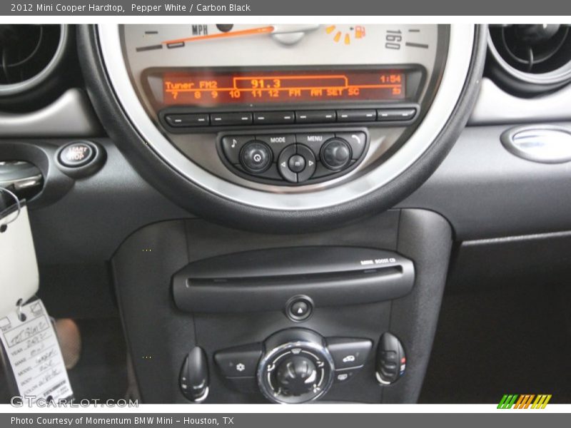 Pepper White / Carbon Black 2012 Mini Cooper Hardtop