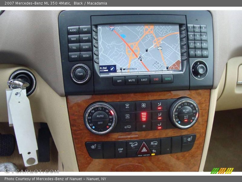 Black / Macadamia 2007 Mercedes-Benz ML 350 4Matic