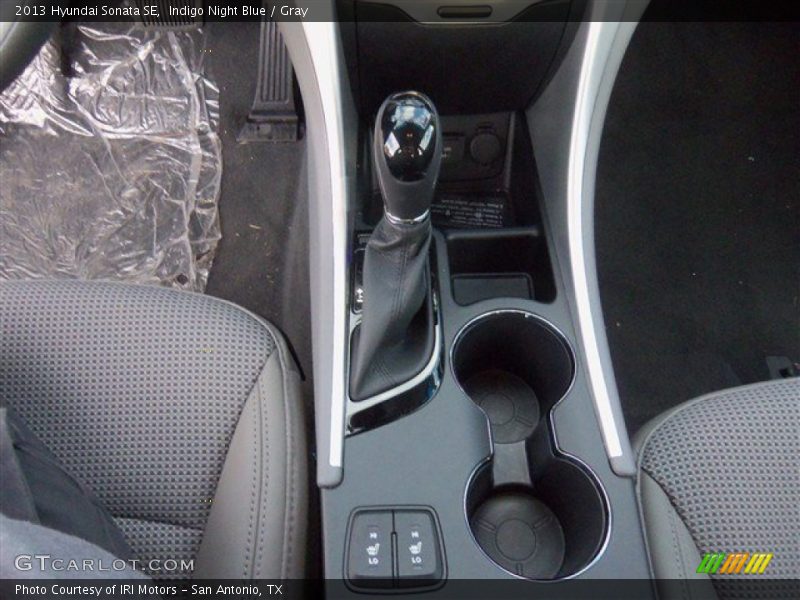 Indigo Night Blue / Gray 2013 Hyundai Sonata SE