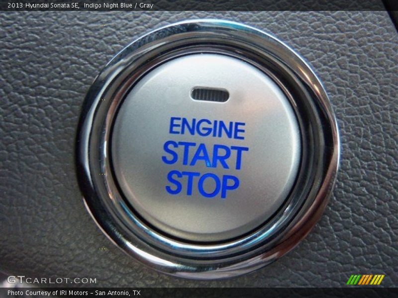 Indigo Night Blue / Gray 2013 Hyundai Sonata SE
