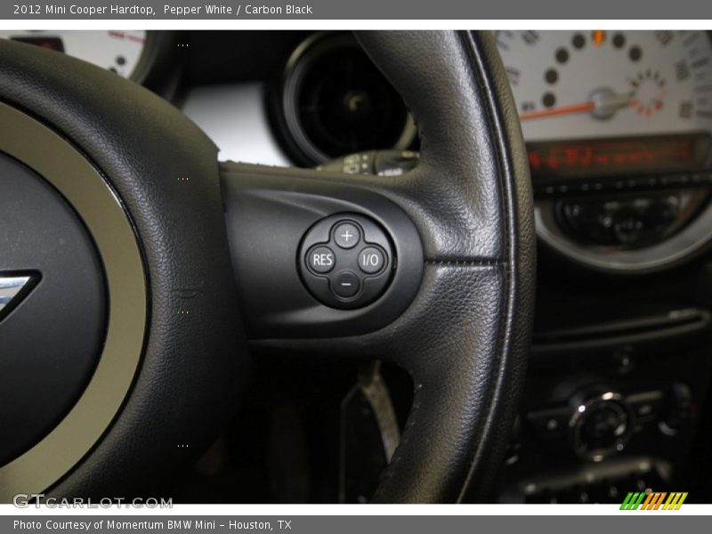 Pepper White / Carbon Black 2012 Mini Cooper Hardtop