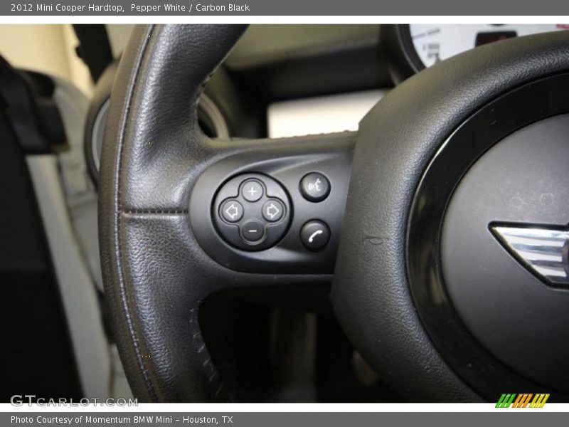 Pepper White / Carbon Black 2012 Mini Cooper Hardtop
