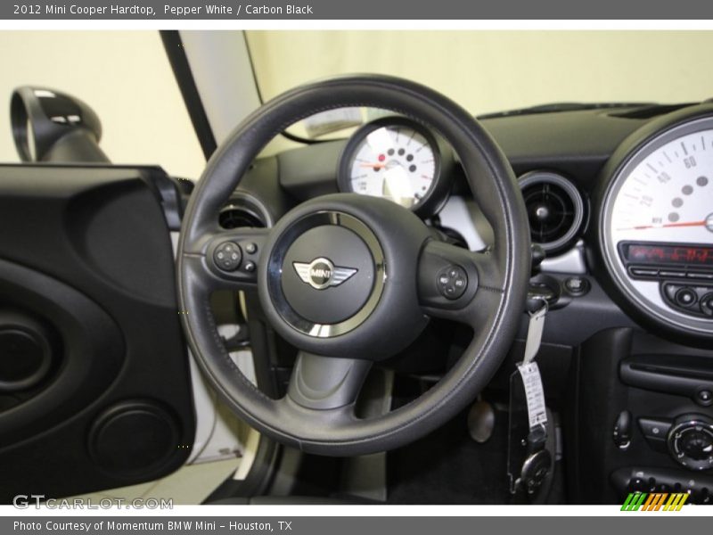 Pepper White / Carbon Black 2012 Mini Cooper Hardtop