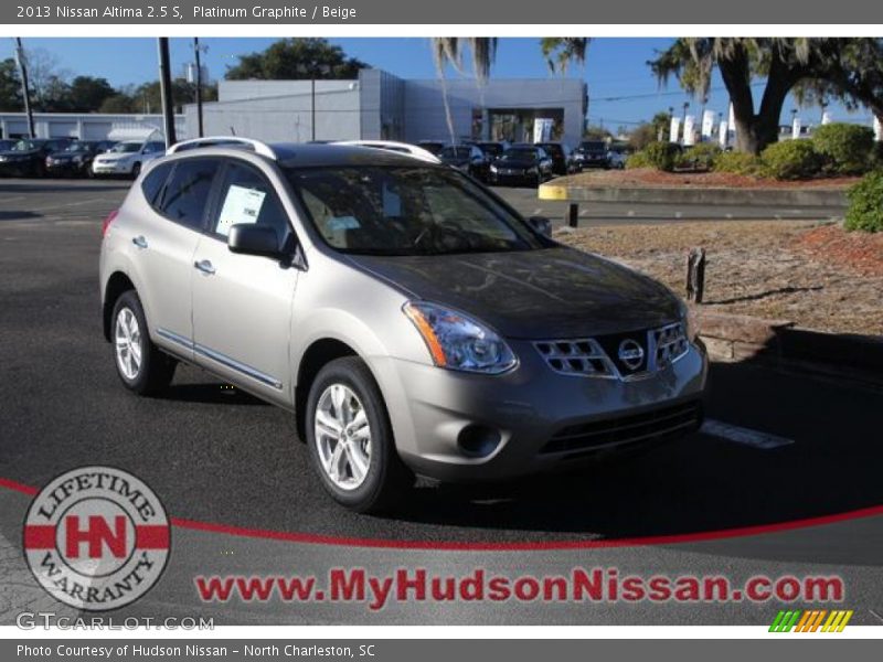 Platinum Graphite / Beige 2013 Nissan Altima 2.5 S