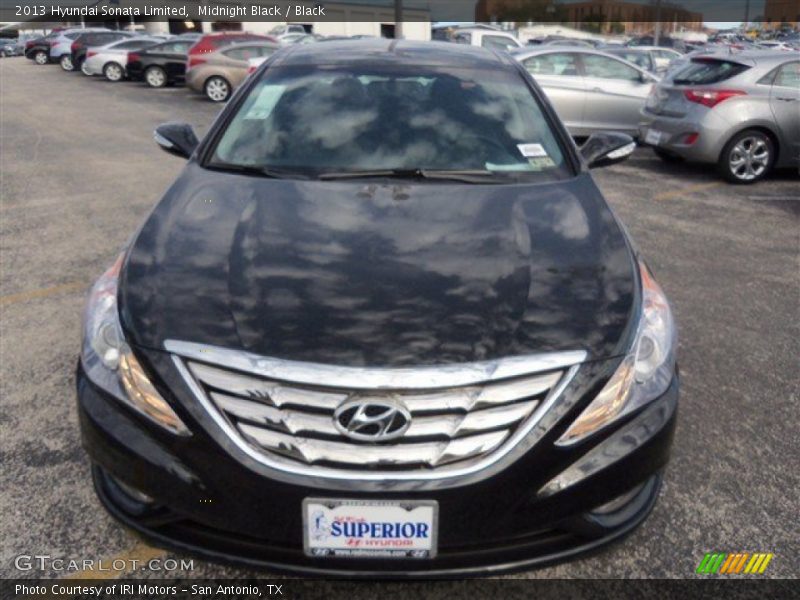 Midnight Black / Black 2013 Hyundai Sonata Limited