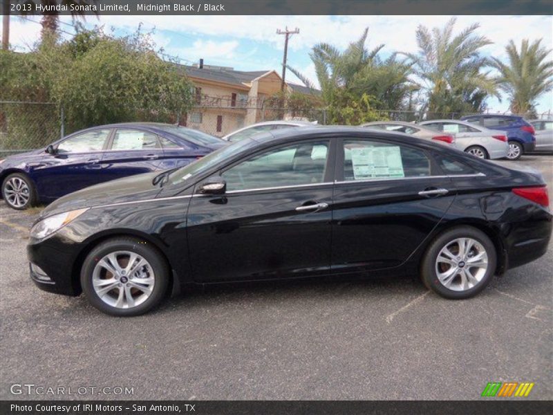 Midnight Black / Black 2013 Hyundai Sonata Limited