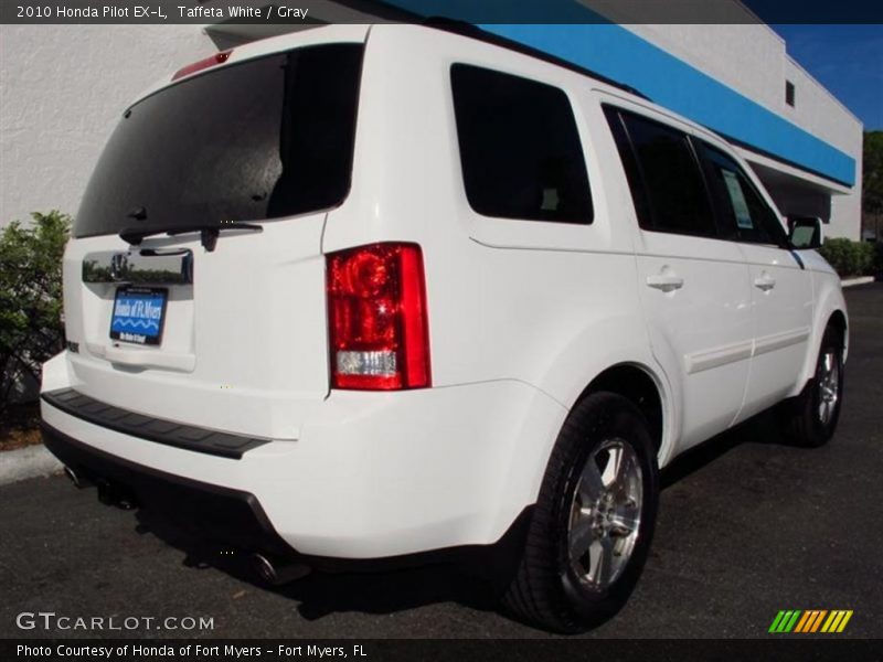 Taffeta White / Gray 2010 Honda Pilot EX-L