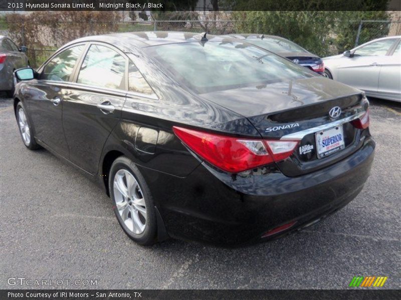 Midnight Black / Black 2013 Hyundai Sonata Limited