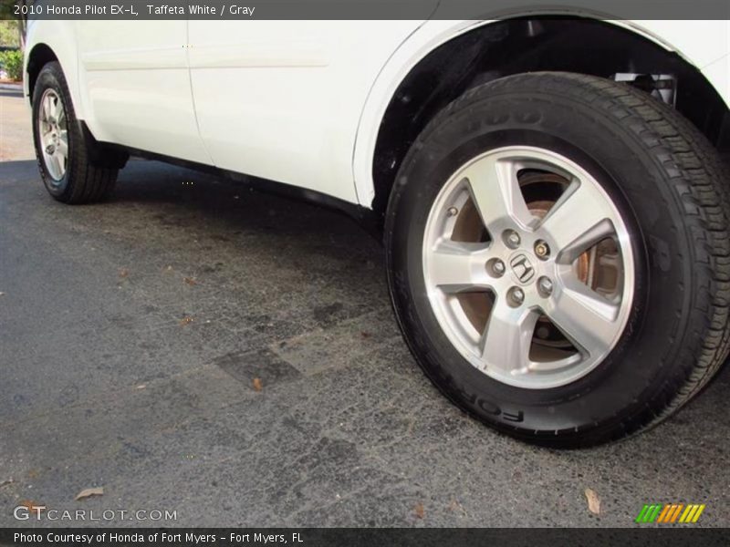 Taffeta White / Gray 2010 Honda Pilot EX-L