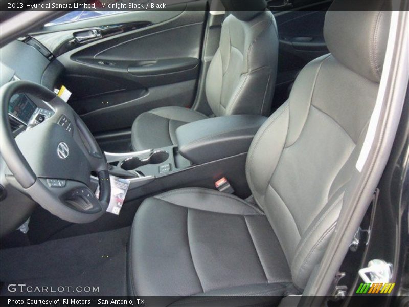Midnight Black / Black 2013 Hyundai Sonata Limited