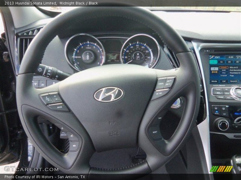 Midnight Black / Black 2013 Hyundai Sonata Limited
