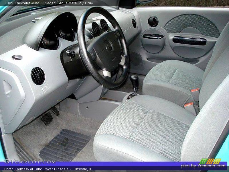 Aqua Metallic / Gray 2005 Chevrolet Aveo LT Sedan
