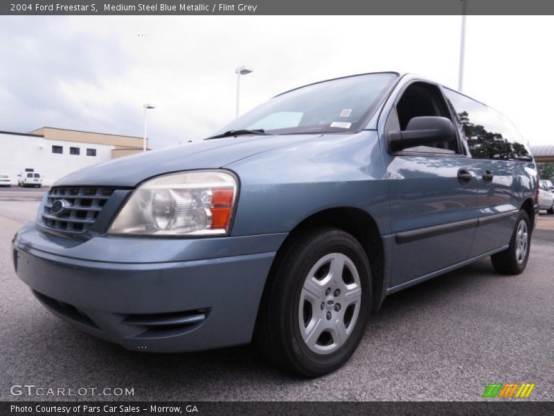 Medium Steel Blue Metallic / Flint Grey 2004 Ford Freestar S