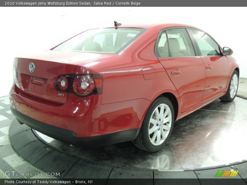 Salsa Red / Cornsilk Beige 2010 Volkswagen Jetta Wolfsburg Edition Sedan
