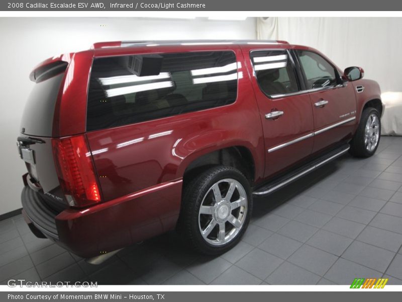 Infrared / Cocoa/Light Cashmere 2008 Cadillac Escalade ESV AWD